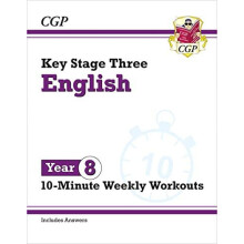 KS3 Year 8 English 10Minute Weekly Workouts by CGP Books Paperback Boo