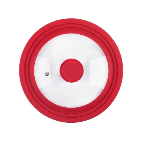 Smart Pot Lid Tempered Glass Silicone 22/24/26cm