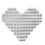 Hjerteformet aluminiumsballon til Valentinsdag 42 tommer 1