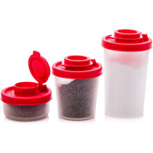 Ensemble de 2 salières et poivrières portables sans BPA