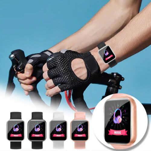 Jacenvly Y68 smartklocka svart fitnesstracker