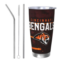 Bengals Football Thermosbecher, Edelstahl 304, 590 ml