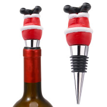 Bouchons de vin de Noël pour la décoration et la conservation des bouteilles