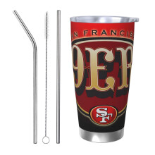 SF49ers Edelstahl-Thermosbecher 20oz mit Deckel und