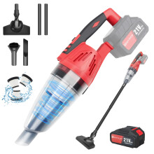 Handheld Vacuum Cordless with 3 Filters, Car Vacuum Cleaner High Power with Fast Cahrge Tech, Portable Rechargeable Mini Vacuum with Battery
