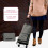 Chariot de courses pliable Halloween en textile gris 2