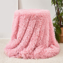YangJinLian ultraweiche, flauschige Kuscheldecke, Sherpa-Imitat