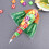 Carrot-shaped candy bags plastic cello 150 pcs 4