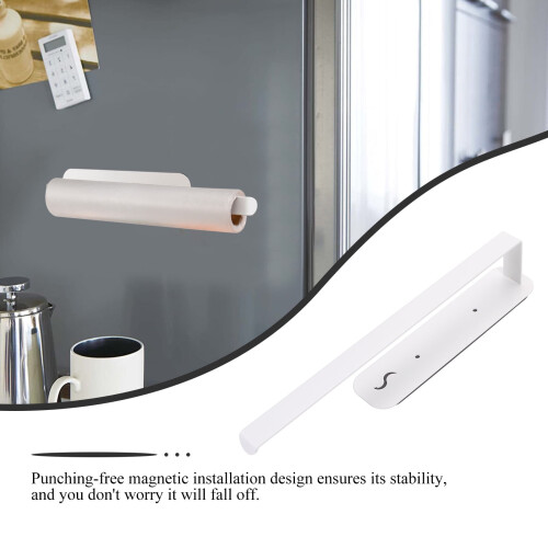 Magnetic Paper Towel Holder for Refrigerator Shelf 2