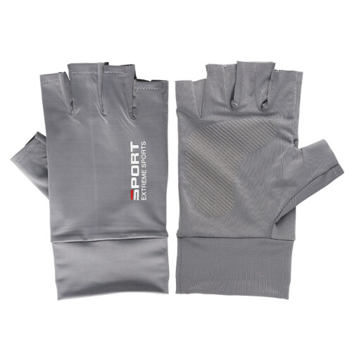 Halbfinger-Angelhandschuhe Grey