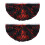 Halloween veckad fläktflagga 1,5x90 cm 2-pack 1