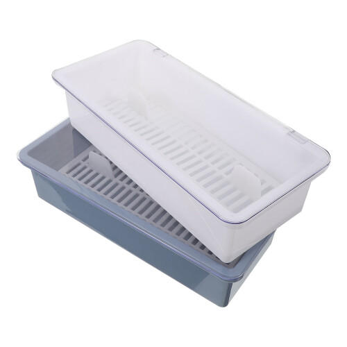 Vassoio porta posate in plastica (2 pezzi)