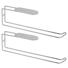 Suporte de parede para papel toalha em aço inoxidável (2 peças)