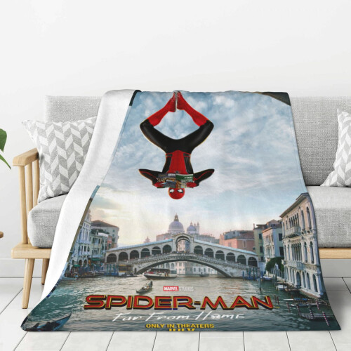 Υπερ-μαλακή κουβέρτα Spider-Man από φλις ύφασμα 18x18 εκ.