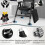 Folding Bedside Commode Toilet Chair Removable Bucket Anti Slips UK 3