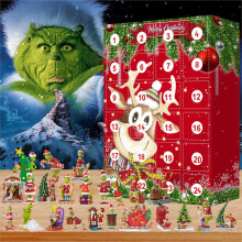 Calendrier de l'Avent de Noël avec 24 cadeaux et de jolies figurines