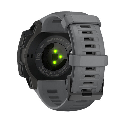 Silikonarmband für Garmin Instinct/Esports/Tide/Solar Grey