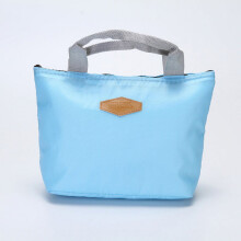 Isolierte Lunchtasche, blau, tragbare Picknicktasche