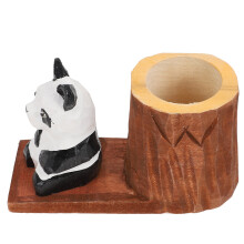 Panda Design träpennhållare skrivbordsorganisatör