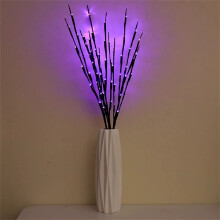 Lampe LED chaude en forme de branche de saule avec 20 ampoules, 68,5 cm (27 pouces)