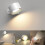 Lampada da parete per interni con ricarica USB, LED a 3 colori e 3 livelli. 1