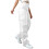 Women's Overalls Pants Fast Drying Machine Washable-White XL 1