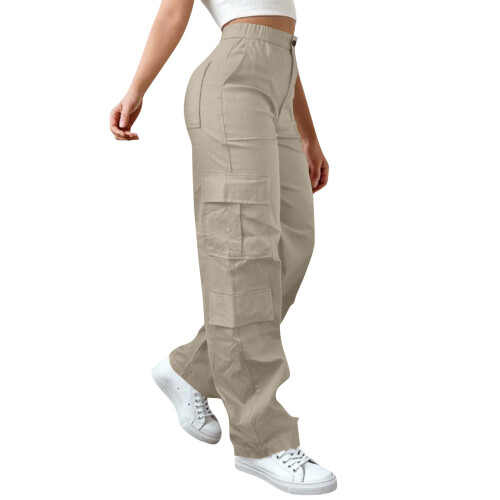 Women's Overalls Pants Fast Drying Machine Washable-BE XL