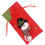 Santa-themed drawstring gift bag for home textile storage 1