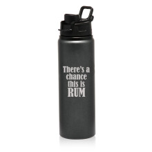 Gourde de sport en aluminium anthracite 740 ml