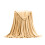 Microfiber Throw Blanket Twin Size 7.07 x 5.5 in Beige 1