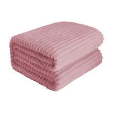 Coperta in morbidissima flanella a righe, 50x60 cm