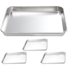 Plat à rôtir en acier inoxydable (4 pièces)