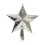 Estrela brilhante para topo de árvore, prateada, 15 cm (6 polegadas) 1
