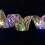 LED-juletrelys med blondekjededesign 1
