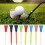 50 Bright Double Layer Golf Tees 83mm 1