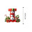 Christmas Snowman Ornament with Initial Letter, Red 1