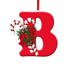 Zauberstab mit 26 Buchstaben für weihnachtliche Ornamente
