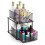 Metalopbevaring under vask, 2-lags, brun, 1-pak 1