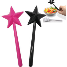 Pentagram Salt and Pepper Shakers Set of 2 Black and Pink