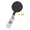 Porte-clés rétractable avec clip ceinture noir, lot de 50 1