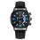 Relógio masculino casual de quartzo com pulseira de couro 1
