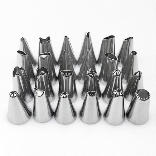 Sprutmunstycken Silver 24 st