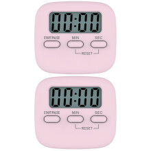 Digitaler Timer Countdown Stoppuhr 2 Stück Pink