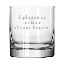 Verre à whisky Rocks Shakespeare Roméo Juliette 325 ml