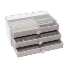 Schmuckkästchen aus Acryl mit Schublade zur Aufbewahrung von Make-up-Utensilien