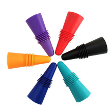 Bouchons de vin en silicone réutilisables (lot de 6)