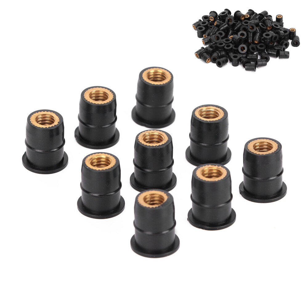 100 Well Nuts M6 Rubber For Atv 7340572210586