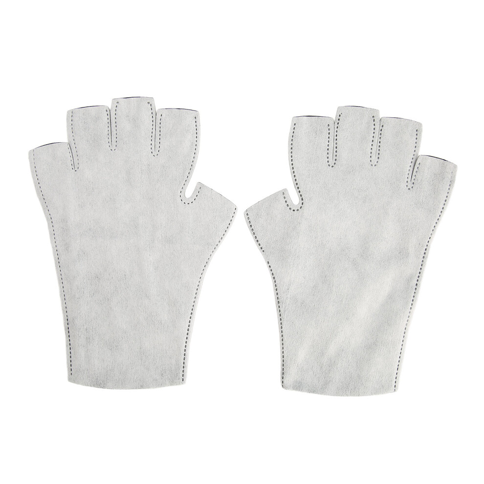 Anti Tan Manicure Glove Fingerless Paper