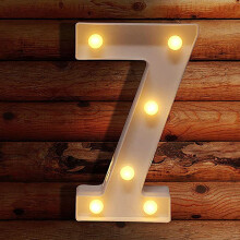 Comhartha Solais Marquee LED Bán Te Litir 10 Uimhir do