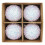 Kerstbal-ornamentenset (4 stuks, 8 cm) 1